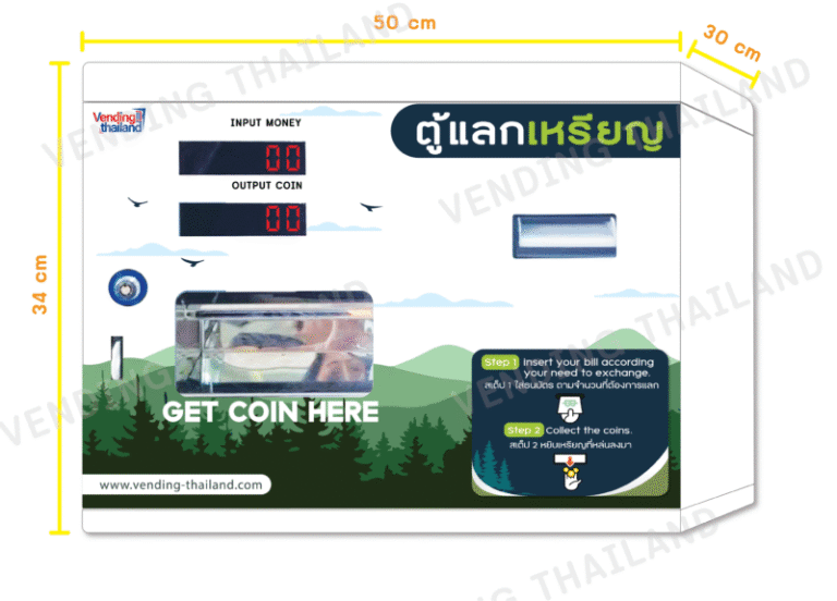 ตู้หยอดเหรียญอัตโนมัติจำหน่ายตู้หยอดเหรียญทุกชนิด